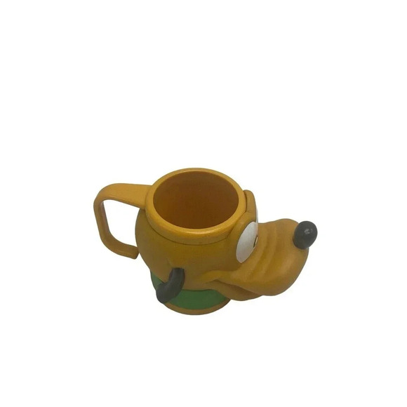 Pluto Vintage 90's Disney Applause Pluto Plastic Face Cup Mug Collectible - Picture 9 of 14